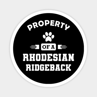 Rhodesian Ridgeback Dog - Property of a rhodesian ridgeback Magnet